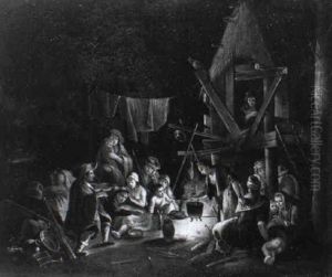 Nachtliches Zigeunerlager