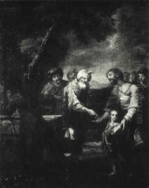 Joseph Sold Into Slavery By His Brothers - view 1