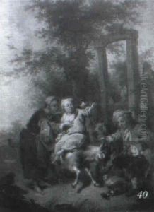 Scene Villageoise by Johann Conrad Seekatz