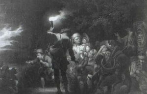 Nachtlicher Zug Der Marodeure by Johann Conrad Seekatz