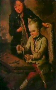 Der Kleine Musikant. by Johann Conrad Seekatz