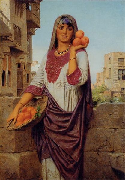 The Orange Seller - view 1