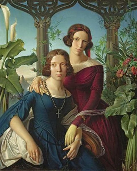 Betty Josefine Jacobine Bloem (1824-1903) Und Friderike Luisa Amalia Bloem (geb. 1823) - view 1