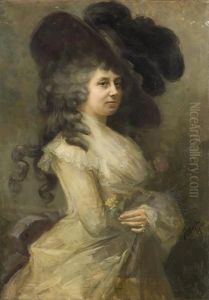 Ritratto Di Nobildonna Inglese Del Settecento by Ferdinand Thomas Lee Boyle