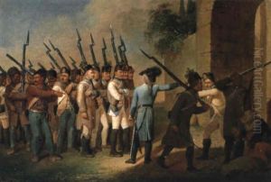 Soldaten Vor Dem Stadttor by Johann Baptist Seele
