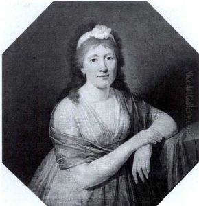 Portrait Der Furstin Elisabeth Von Furstenberg (sechseckig) by Johann Baptist Seele