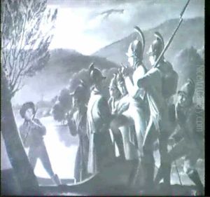 Nachtliche Uberfahrt by Johann Baptist Seele