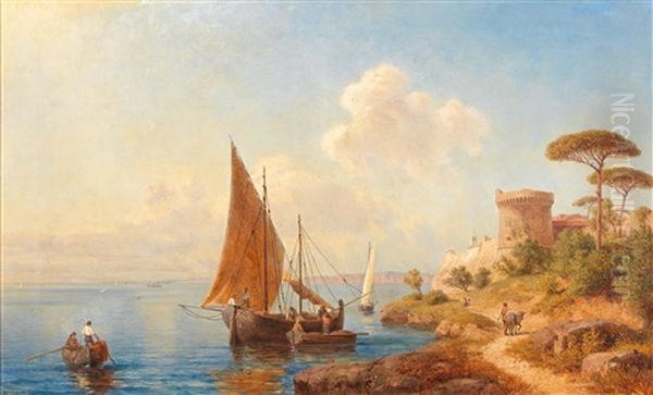 Fishermen On The Dalmatian Coast - view 1