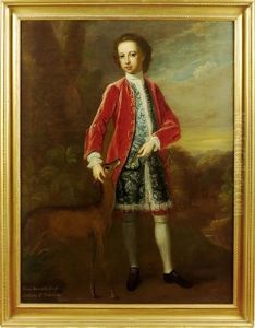 Portrait Of A Boy, Called George Duncombe, With A Faun