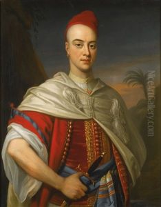Portrait Of A Gentleman In Moroccan Dress, Probably John Montagu, 2nd Duke Of Montagu (1690-1749) by Enoch Seeman