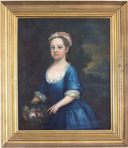 Portrait Of A Boy With His Spaniel, , Portrait Of His Sister (a Pair)