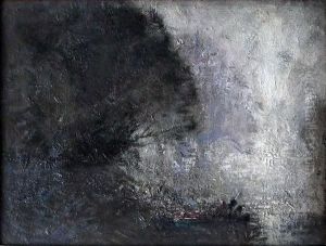 Evening Landscape With Trees by George A. Boyle