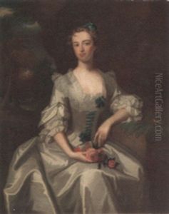 Portrait Of Miss Letitia Hardwick, Later Mrs Jeffrey Brooke Portrait Of Miss Letitia Hardwick, Later Mrs Jeffrey Brooke