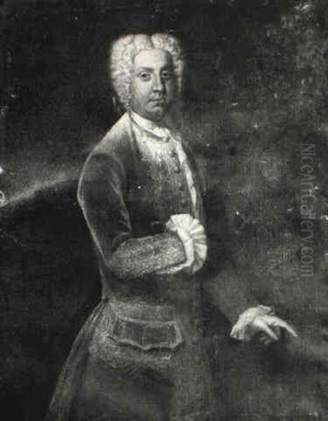 Portrait Of William Congreve With A Tricorn Under His Arm - view 1