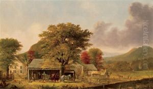 Autumn, New Haven, Connecticut And
Winter, New Haven, Connecticut by George A. Boyle