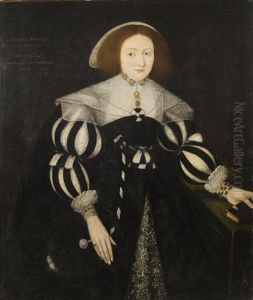 Portrait Of Margaret Dodding, Daughter And Co-heiress Of William Sandys Esqr. Of Graythwaite And Conishead by William (Sir) Segar