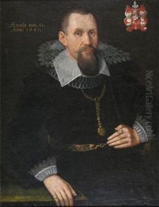 Portrait Of A Gentleman by William (Sir) Segar