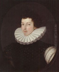 Portrait Of Sir Henry Kingsmill by William (Sir) Segar