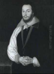 Portrait Of A Gentleman Wearing A Badge Of The Order Of The Bath