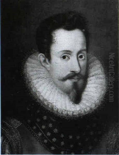 Portrait Of A Gentleman, Bust Length, Wearing A White Ruff And Armour - view 1