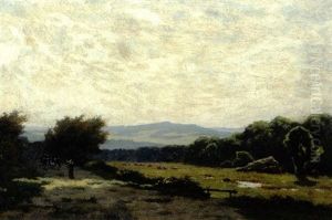 Bergere Dans Un Paysage Bergere Dans Un Paysage