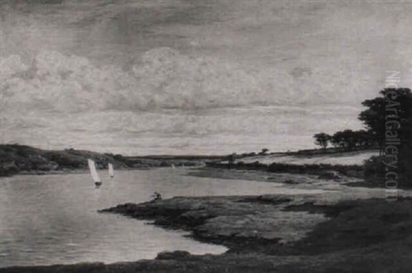 Voiliers Dans L'estuaire - view 1