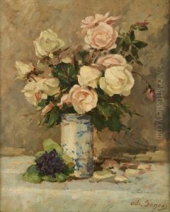 Vase Fleuri De Roses Vase Fleuri De Roses
