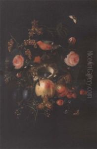 Dutch Floral Still Life by Daniel Seghers