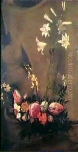 Floreros: Lirios  Azucenas