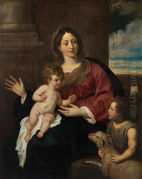 La Vierge A L'enfant Avec Saint Jean-baptiste - view 1