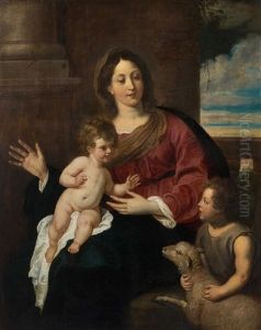 La Vierge A L'enfant Avec Saint Jean-baptiste