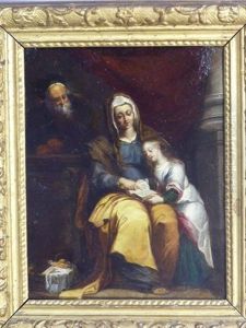 L'education De La Vierge by Gerard Seghers