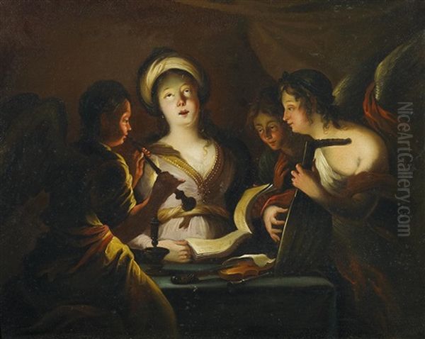 Die Engel Musizieren Mit Der Heiligen Cacilie - view 1