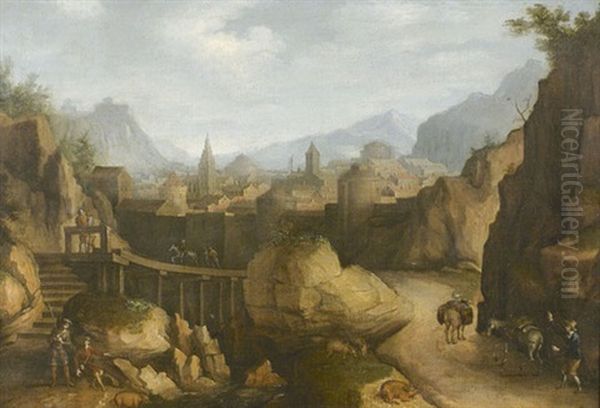 Landschaft Mit Einer Stadt - view 1