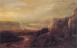 Extensive Rocky Landscape With A Distant River