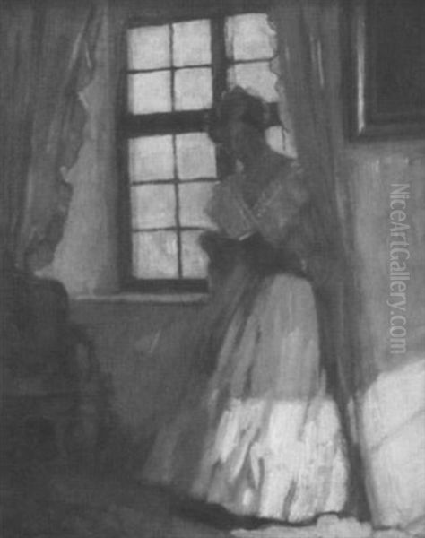 Lesendes Madchen Am Fenster - view 1
