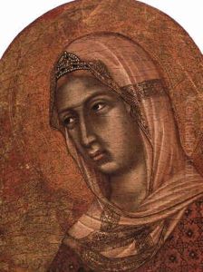 Head Of A Female Saint