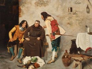 Padre In Discussion With Lansquenets