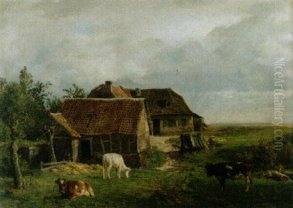 Feldlandschaft Mit Altem Bauernhaus - view 1