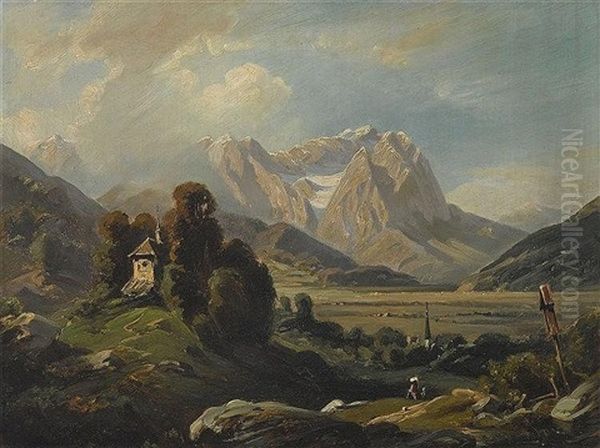 Blick Auf Die Waxensteine - view 1