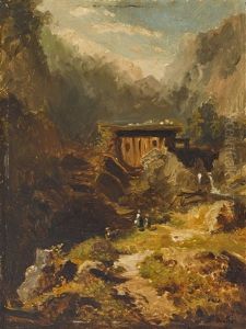 Muhle Im Gebirge by August Seidel