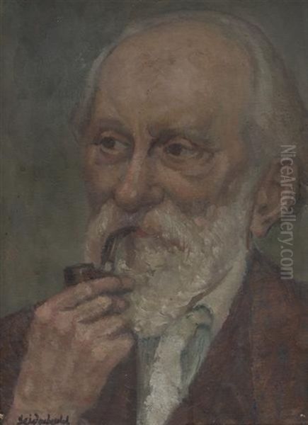 Portrait Of A Man With A Pipe - view 1