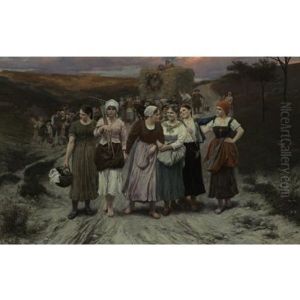 The Harvest Festival by Alfred Seifert