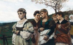 The May Procession by Alfred Seifert