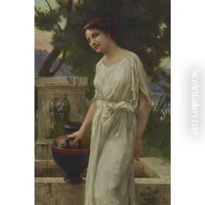 Neoclassic Beauty At The Well by Guillaume Seignac