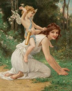 Cupid And Venus by Guillaume Seignac