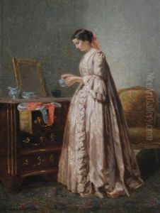 Lady In Her Dressing Room
