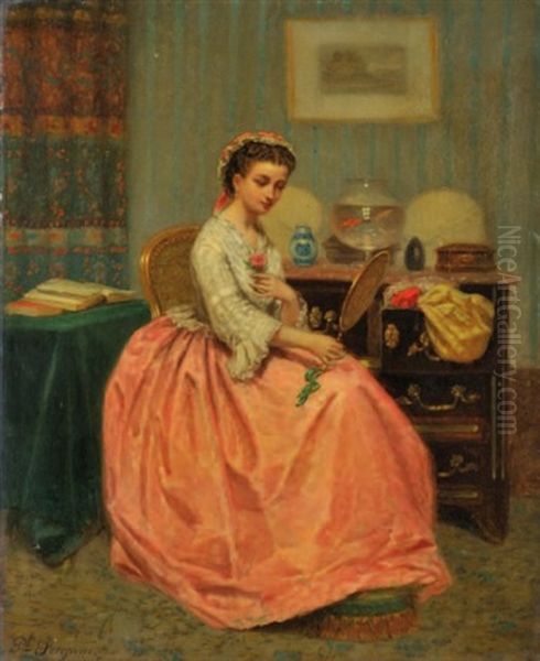 Jeune Fille Au Miroir - view 1
