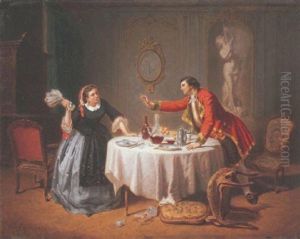 La Scene De Menage by Paul Seignac