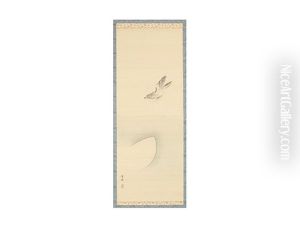 Moon With Cuckoo by Yokoyama Seiki